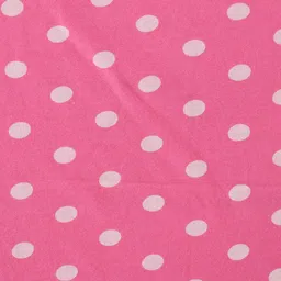 Babyhug Terry Woven Hooded Wrapper with Polka Dots Print L 76 x B 76 cm - Pink image 4