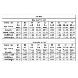 Barbie by Tiny Girl 100% Cotton Woven Full Sleeves Back Text Embroidered Jacket - Light Blue image 2