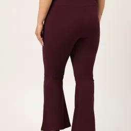Melon by PlusS Maroon Regular Fit Pants image 2