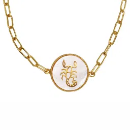 Joker & Witch 18k Gold-Plated Scorpio Zodiac Flexible fit Bracelet image 4