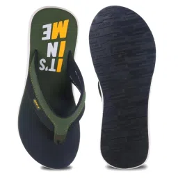 Sparx Men's Olive Flip Flops image 4