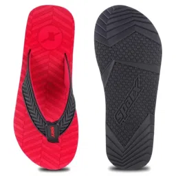 Sparx Men's Red Flip Flops image 4