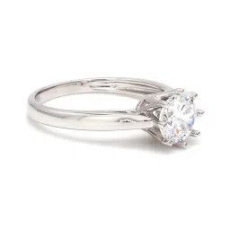 ornate jewels 925 Silver 1 Carat CZ AAA Grade American Diamond Solitaire Ring for Women & Girls image 2