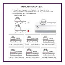 ornate jewels 925 Silver 1 Carat CZ AAA Grade American Diamond Solitaire Ring for Women & Girls image 3