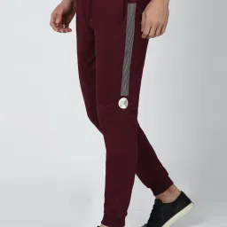 Van Heusen Maroon Cotton Slim Fit Joggers image 3