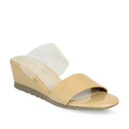 Design Crew Women's Beige Casual Wedges image 2