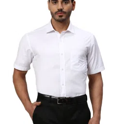 Park Avenue White Regular Fit Shirt image 1