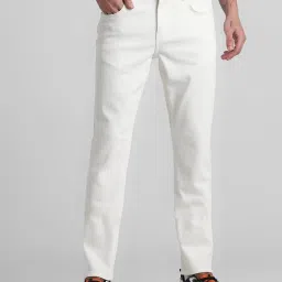 Jack & Jones Beige Slim Fit Jeans image 1