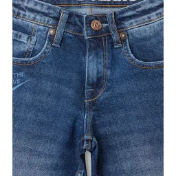 Pepe Jeans Kids Blue Cotton Slim Fit Shorts image 3