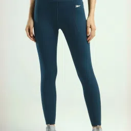 Reebok Blue Regular Fit Sports Tights image 1