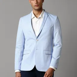 Louis Philippe Blue Slim Fit Blazer image 1