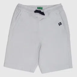 United Colors of Benetton Kids Off White Cotton Shorts-picture-27