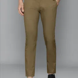 Allen Solly Brown Cotton Slim Fit Chinos-picture-37