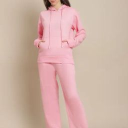 Secret Wish Baby Pink Winter Hoodie With Pyjamas-picture-10