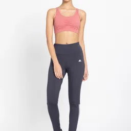adidas Powder Red Padded Sports Bra image 4