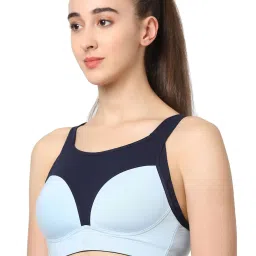 Soie Blue Full Coverage Padded Sports Bra image 3