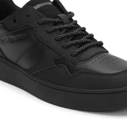 Calvin Klein Jeans Men's Triple Black Casual Sneakers image 4