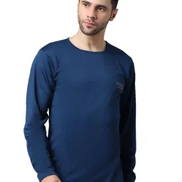 Vimal Jonney Navy Regular Fit T-Shirt image 1