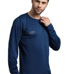 Vimal Jonney Navy Regular Fit T-Shirt image 4