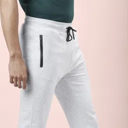 Ajile By Pantaloons Light Grey Slim Fit Trackpants image 4