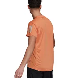 Adidas OWN THE RUN Orange Regular Fit T-Shirt image 2