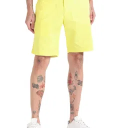 Tommy Hilfiger Yellow Tulip Regular Fit Shorts image 1