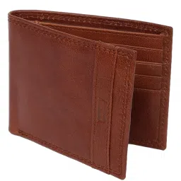 Levi's Brown Leather Bi-Fold Wallet for Men image 3