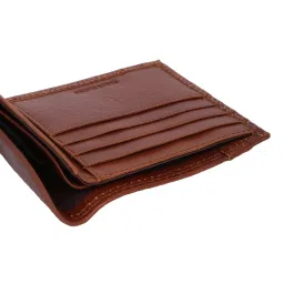 Levi's Brown Leather Bi-Fold Wallet for Men image 5