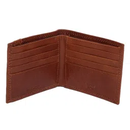 Levi's Brown Leather Bi-Fold Wallet for Men image 4