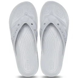 Crocs Men's Baya Grey Flip Flops image 1