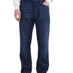 Rare Rabbit Blue Relaxed Fit Solid Jeans-picture-40