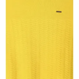 Allen Solly Junior Yellow Solid Sweater image 3