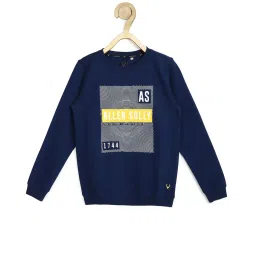 Allen Solly Junior Navy Printed Sweatshirt image 1