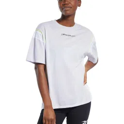 Reebok Lilac Frost WOR MYT Oversized Training T-Shirt image 1