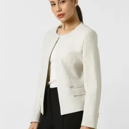 Van Heusen White Casual Jackets And Blazers image 3