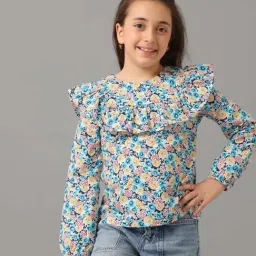 Under Fourteen Only Kids Yellow Cotton Printed Full Sleeves Top-picture-20