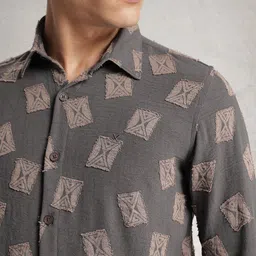 WROGN Self Designed Casual Shirt image 3