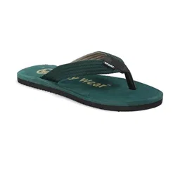Cozy Wear Men Black Flip Flops image 2