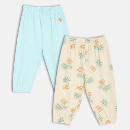 MINIKLUB Boys Blue & Beige Printed Knit Bottom - Pack of 2-picture-15