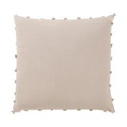 Home4U Brown Cotton Cushion Cover image 1