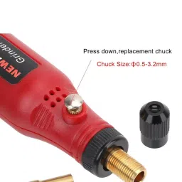 amicitools Amici Tools Rechargeable Grinder Tool Kit - DC 5 V Cordless Rotary Drill 15000 RPM with 21 Pcs Accessories image 3