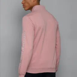 Allen Solly Pink Cotton Regular Fit Printed SweatShirt image 2