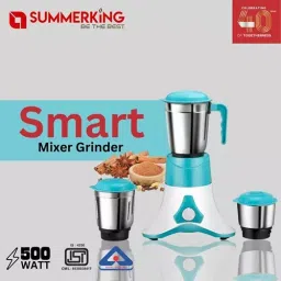 Summerking ‎Smart 500 W 0.4 L, 0.5 L Mixer Grinder 2 Jar image 2