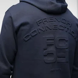 French Connection Brand Logo Hooded Sweatshirt image 4