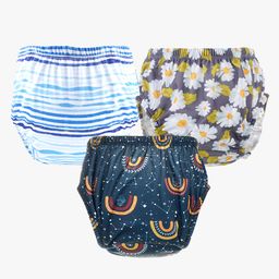 Chinmay Kids Baby Panty Boys and Girls Reusable Washable Printed Panty Pack of 3-picture-20