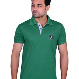 LA MILANO Men Polo Collar Applique Slim Fit T-shirt-picture-23