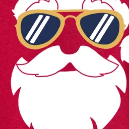 Trampoline Full Sleeves Santa Face Printed Sweatshirt - Red image 4