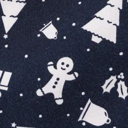 Rikidoos Full Sleeves Ginger Bread Man Printed Shirt - Blue image 5
