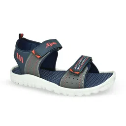 Ajanta Men Textured Sports Sandals With Velcro Closure image 2