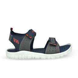 Ajanta Men Textured Sports Sandals With Velcro Closure image 4